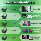 H-10 Gaming Headset For Ps4  Xbox One  Pc  Ps5  Standard  Wired-green 