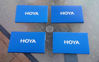 Hoya Vision Lab Premium Microfiber Lens Cleaning Cloth Glasses Lot - Qty 4  L  k