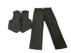 Janie And Jack Special Occasion Boys Gray Wool Blend 2 Piece Suit Size 5