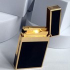 For Memorial S t Dupont Lighter Ping Sound Gas Refillable Brushed gift Wa-a1