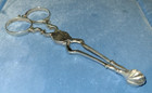 Antique Georgian Sterling Silver Tea Tongs   Sugar Nips  London Circa 1750