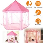 Princess Castle Play Tent For Girls  Portable Kids Playhouse For Indoor Outdoor
