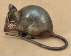 Japanese Meiji Silver Okimono - Mouse