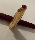 Parker 75 Fountain Pen W  Red Barrel   Gold Cap   Red Jewel   18k Nib