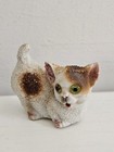 Vintage Kitty Cat Kitten Figurine Sugared Texture Sugar Glaze Made In Japan