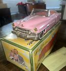 Vintage Ichikito Fifties Pink Cadillac Japanese Tin 1 18 Friction 1953 W box Nib