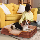 Orthopedic Dog Bed For Large Breeds     Memory Foam Pet Bed Washable Cover