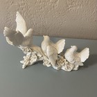 Vintage Paris Royal 3 White Porcelain Doves 