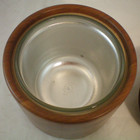 Vintage Mid Century Modern Walnut Wood Ice Bucket-mcm Some Slight Scuffs