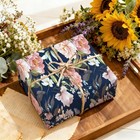 17 Inch X 33 Feet Floral Wrapping Paper Doublesided Flower Gift Wrap Roll