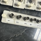 Lot Of 9 Used Lgx White Fiber Optical Coupler Panel 6 St Sm mm Adapter Lgx