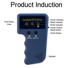 Handheld 125khz Rfid Duplicator Key Copier Reader Writer Id Card Cloner   5 Keys