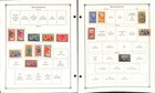 Madagascar Stamp Collection On 18 Scott International Pages 1896-1971 French