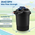 Bio Pressure Pond Filter With 13w Uv-c Light Bio Balls For Koi Ponds