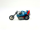 Vintage Hot Wheels Rrrumblers Rumblers Torque Chop Blue Rider Motorcycle Trike