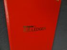 Simplex 91-513 63-page S e  Ledger Record Account Vtg Red Bound Hardcover Book