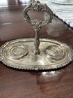 Vintage Sheridan Silverplate Condiment Holder Jam Plate