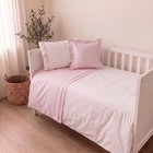 Lafiny Butterfly Embroidered Cotton Baby Duvet Cover Set 4 Piece Crib Bedding