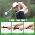 Retractable Golf Swing Training Aid     Fix Rhythm   Stop Slicing hooking  Right 