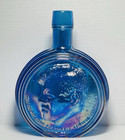 President John F  Kennedy Jfk Blue Carnival Weaton Glass Bottle 