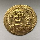 Byzantine Gold Av Solidus Heraclius 610-641 Constantinople  4 49gm  Lustered Au