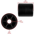 Caltric Deck Roller W rod For John Deere Z425 Z435 Z445 Z465 Zero Turn Mower