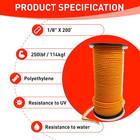 Throw Line 1 8  X 200    100  Polyethylene Rope For Arborists Tree Climbing Hig   
