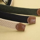 Braided Stretch Belt For Men Women Elastic Woven Belt Casual Jeans Work Outdoor