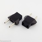 10x Travel Charger Wall Ac Power Plug Adapter Converter Us Usa To Eu Europe Euro