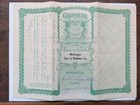 Mellinger Tire   Rubber Co - 1926 Common Stock Certificate  Original  Signed