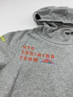 Nike Hoodie Sweatshirt Mens Large Gray Htc Training Team Logo Fleece Pullover