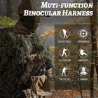 Binocular Harness  Adjustable Binocular Harness Chest Pack With Rain Cover Fo   