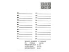 12 -   24 Sure Tip Boards  01-24  Bingo raffle jar Single Tickets 1-fold Usa