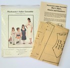 Angel Wears Mackenzie s Boys Sailor Ensemble Szs  1 Thru 6 Uncut
