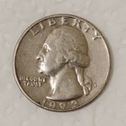 1972 D Washington Quarter With Filled In Mint Mark And Date Error Nice Coin Circ