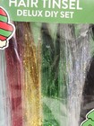 Hair Tinsel Deluxe Diy Set 6 Colors Plus Tools Ages 3  Christmas  box Issues new