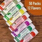 50 Pack Natural Lip Balm Moisturizing Lip Balm For Dry Cracked Lips Moisturizer