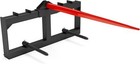 Hay Bale Spear Skid Steer Tractor Loader Quick Tach Attachment Moving Hay Bale