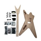 Mahogany Body Rosewood Fretboard Diy Electric Guitar Kit Dimebag Ml Style