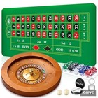 20   Wooden Roulette Wheel Game Set Include 20   Solid Wood Wheel With 4 Roulet