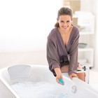 Durable Pu Bathroom Bathtub Pillow Neck And Head Support White With Suction Cups