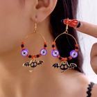 Halloween Spider Earrings     Gothic Witch Costume Drop Dangle Jewelry Gift