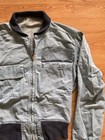  True Vintage 1950s Lightweight Cotton Blue Chambray Bomber Jacket Talon Zipper