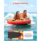 Uimoso Towable Tube For Boating 2-person Inflatable Water Sport Boat Tube