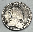 1909 Canada 10 Cent Silver Dime Coin