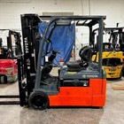 2020 Toyota 8fbeh18u 3500lb Used Forklift Triple Mast Sideshift 6912 Hours