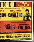 Hector Camacho Vs Blaine Dickson Vintage Rare 1981 Onsite Boxing Poster New York