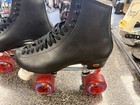Riedell Quad Roller Skates 120 Black Size 8 With Case 