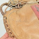 Vintage Rawlings Professional Model Leather Catchers Mitt Baseball Glove Red 