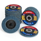 Workpro 20pc Flap Disc 40grit Zirconia Abrasive Grinding Wheel Flap Sanding Disc